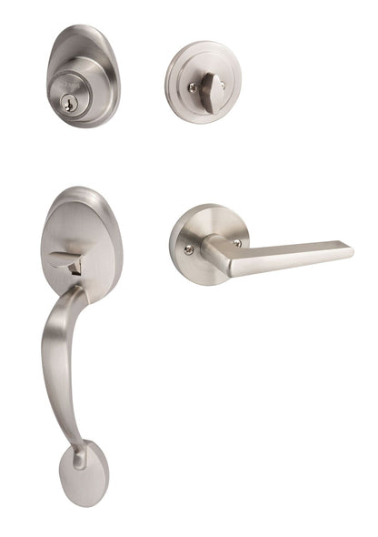 Sure-Loc AT507-BS-RD Alta Handleset with Basel Round Handleset Trim