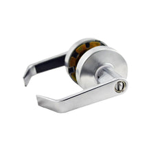 ASSA Abloy Accentra AU4607LN6262806 Office Entry Augusta Lever Grade 2 Cylindrical Lock with Schlage C Keyway Keyed Random, MCD234 Latch, and 497-114 Strike US26D (626) Satin Chrome Finish.
