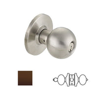 Cal-Royal BA00-10B-ULSLD238-KD Grade 2 Keyed Entry Door Knob 2-3/8" Backset