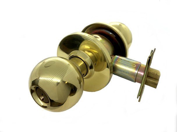Cal-Royal BA00-3 Grade 2 Keyed Entry Door Knob 2-3/4" Backset