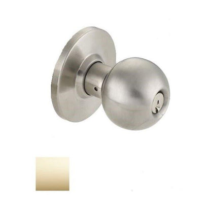 Cal-Royal BA03-3-2-3/8 Grade 2 Keyed Classroom Door Knob 2-3/8" Backset