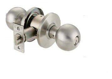 Cal-Royal BA03-3-2-3/8 Grade 2 Keyed Classroom Door Knob 2-3/8" Backset