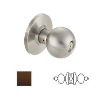 Cal-Royal BA09 Grade 2 Institution Door Knob with 2-3/4" Backset