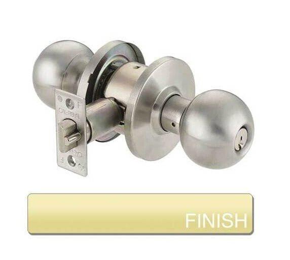 Cal-Royal BA20 Grade 2 Privacy Door Knob with 2-3/4" Backset