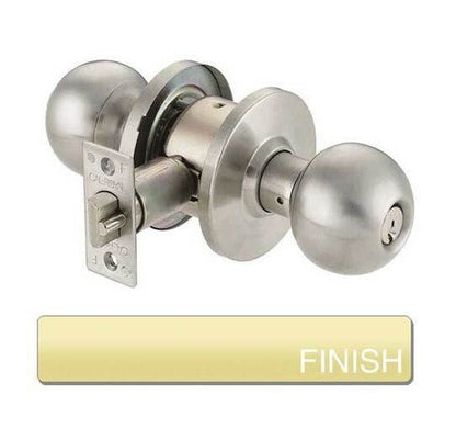 Cal-Royal BA20 Grade 2 Privacy Door Knob with 2-3/4" Backset