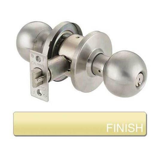 Cal-Royal BA20 Grade 2 Privacy Door Knob with 2-3/4" Backset