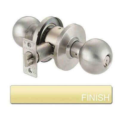 Cal-Royal BA20 Grade 2 Privacy Door Knob with 2-3/4" Backset
