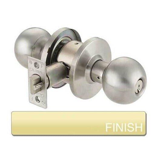 Cal-Royal BA30 Grade 2 Passage Door Knob with 2-3/4" Backset