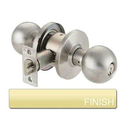 Cal-Royal BA30 Grade 2 Passage Door Knob with 2-3/4" Backset