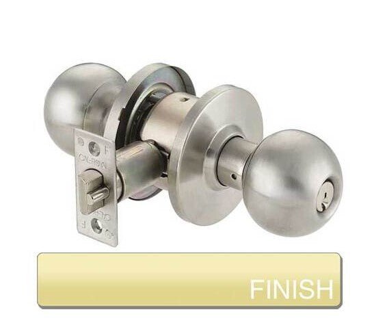 Cal-Royal BA30 Grade 2 Passage Door Knob with 2-3/4" Backset