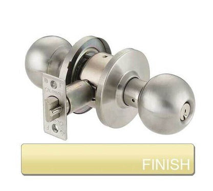Cal-Royal BA30 Grade 2 Passage Door Knob with 2-3/4" Backset