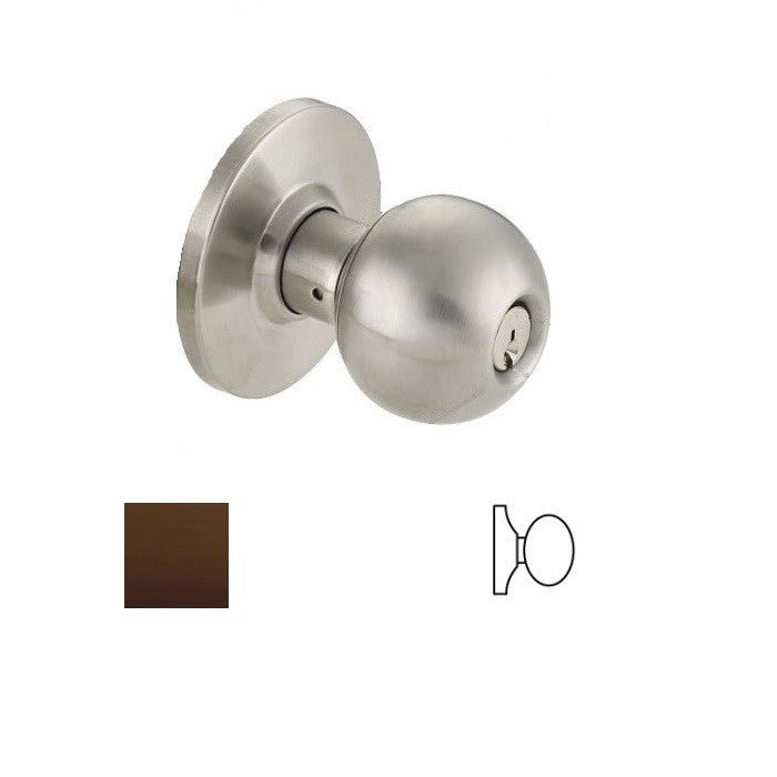 Cal-Royal BA40 Grade 2 Single Dummy Door Knob.