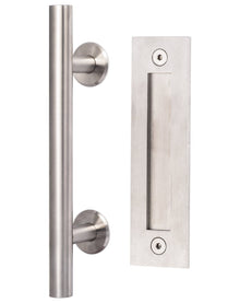 Sure-Loc BARN-RD3 Barn Door Handle 12 Inch Ladder With Flush Handle