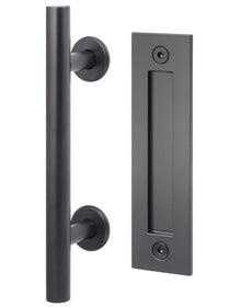 Sure-Loc BARN-RD3 Barn Door Handle 12 Inch Ladder With Flush Handle
