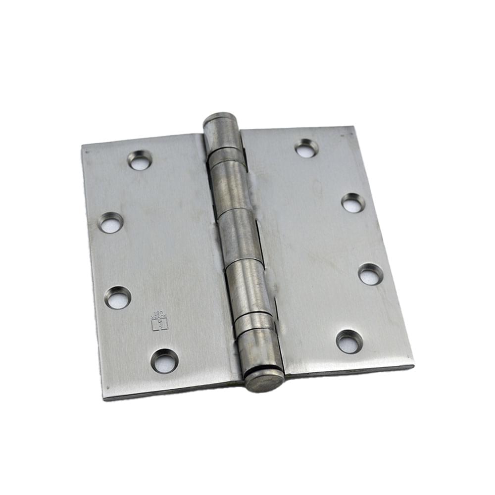 Hager BB1191532DEA 5" x 5" Full Mortise Standard Weight Ball Bearing Hinge Satin Stainless Steel Finish - * Not Returnable *.