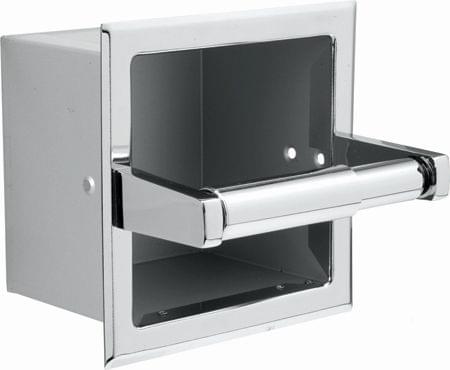 Pamex BC3CP44 Recessed Extra Paper Holder Bright Chrome Finish.