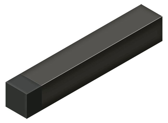 Deltana BDSS40U10B 4" Modern Square Heavy Duty Door Bumper; Steel; Oil Rubbed Bronze Finish.