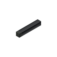 Deltana BDSS40U19 4" Modern Square Heavy Duty Door Bumper; Steel Black Finish.