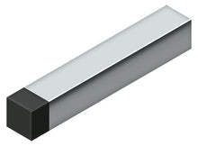 Deltana BDSS40U26 4" Modern Square Heavy Duty Door Bumper; Steel; Bright Chrome Finish.
