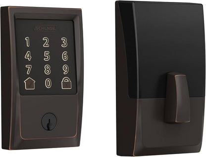 Schlage BE489WBCCEN Century Encode Smart Wifi Touchscreen Deadbolt