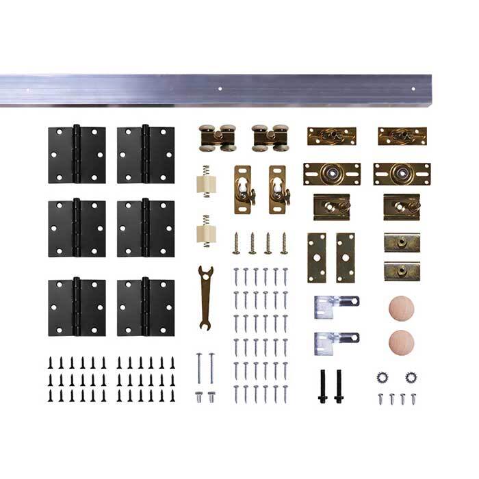 Orca Hardware BFK1604-48 Bi-Fold Door Hardware Kit