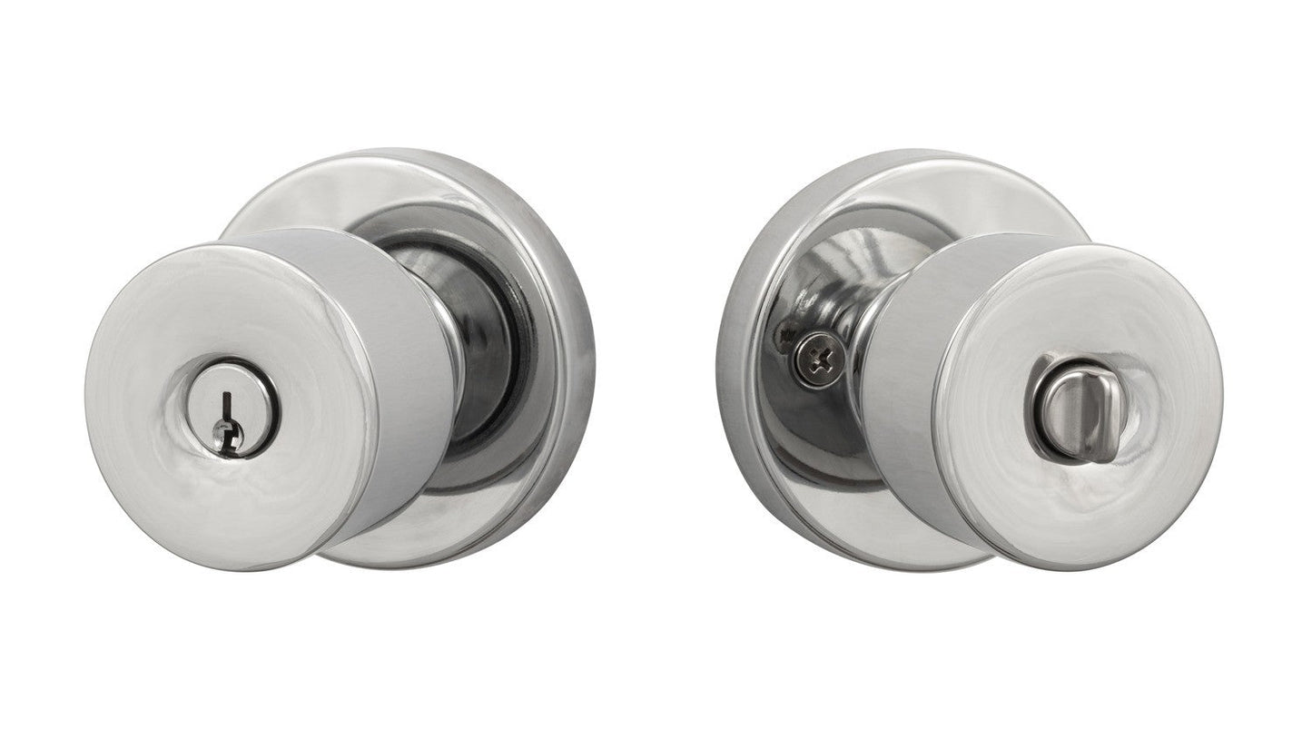 Sure-Loc Modern BG107 Modern Series Bergen Round Keyed Entry Knobset.