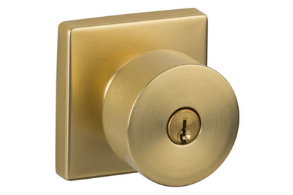 Sure-Loc Modern BG107-SQ Modern Series Bergen Square Keyed Entry Knobset.