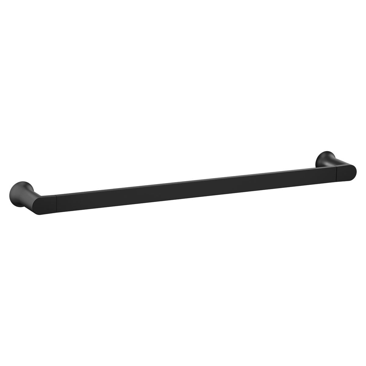 Moen BH3824BL Genta 24" Towel Bar Matte Black Finish.