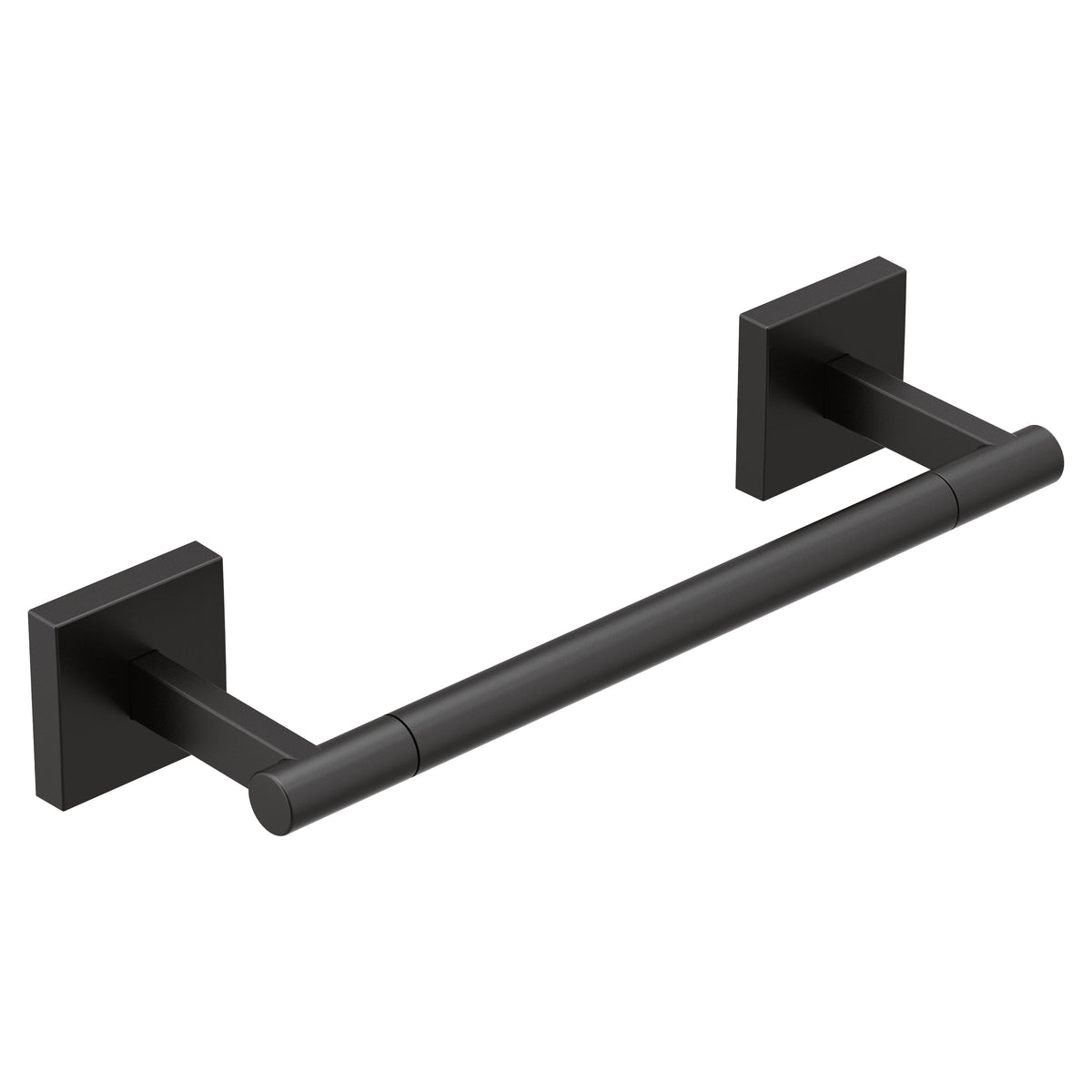 Moen BP1886BL Triva 9" Hand Towel Bar Matte Black Finish.