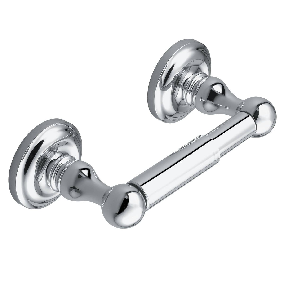 Moen BP6908CH Madison Spring Loaded Paper Holder Bright Chrome Finish.