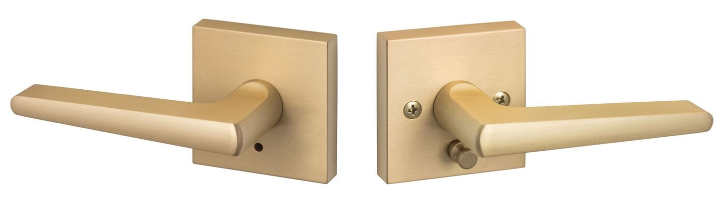 Sure-Loc BS102-SQ Mondern Series Basel Square Privacy Door Lever