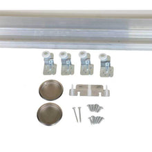 Orca Hardware BY1300AF-72 72 In Aluminum Single Roller Bypass Kit, Small Fascia.