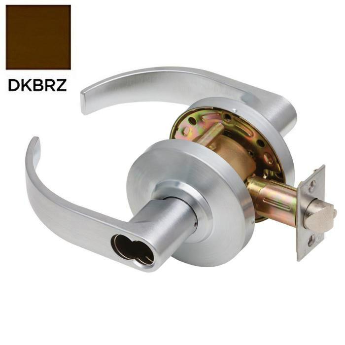 Dexter Commercial C2000CLCLRMC Classroom Grade 2 Curved Lever Clutching Cylindrical Lock.