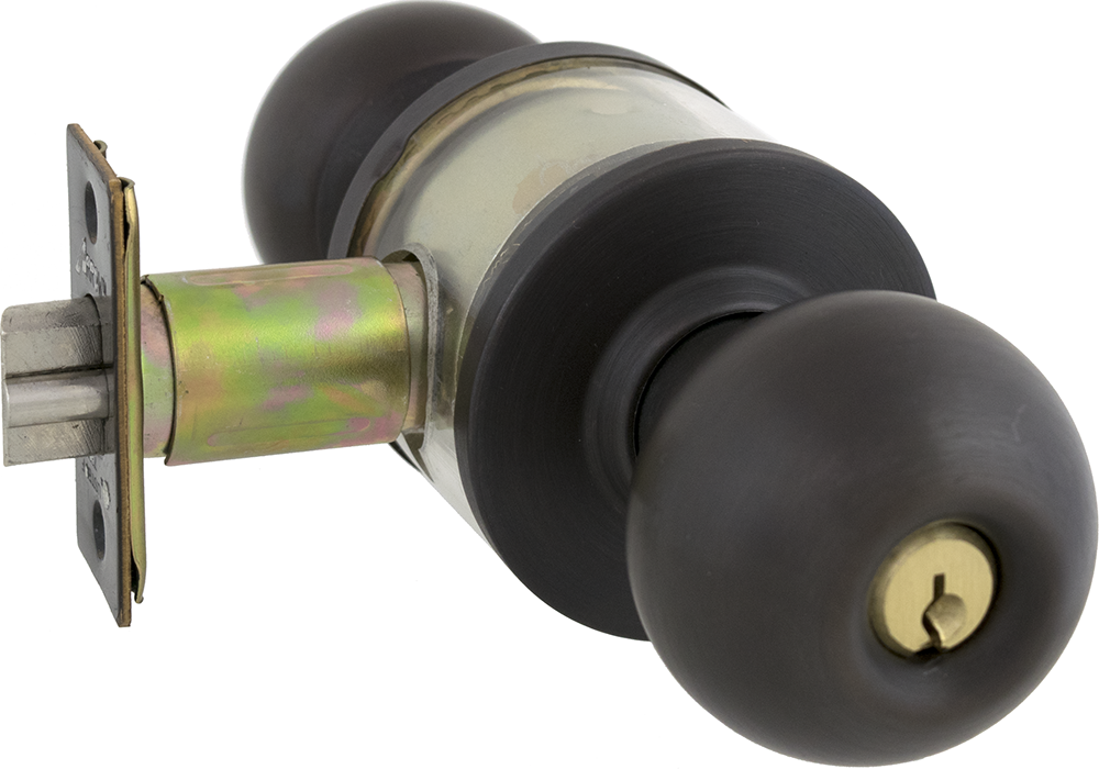 Dexter Commercial C2000CLRMB Classroom Grade 2 Ball Knob Non Clutching Cylindrical Lock.