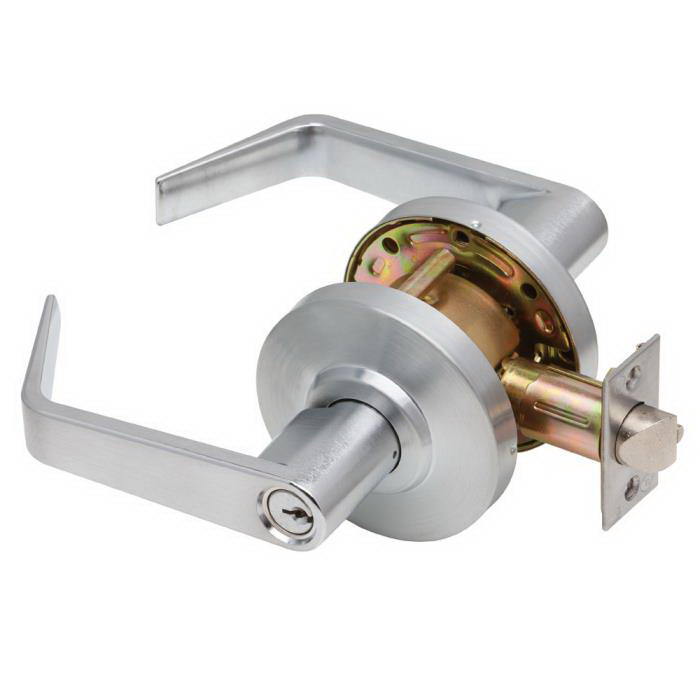 Dexter Commercial C2000CLRMR Classroom Grade 2 Regular Lever Non Clutching Cylindrical Lock