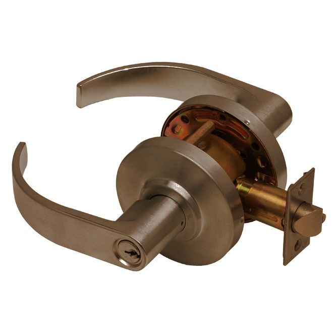 Dexter Commercial C2000CLSTRMC Storeroom Grade 2 Curved Lever Clutching Cylindrical Lock