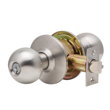 Dexter Commercial C2000ENTRB Entry Office Grade 2 Ball Knob Non Clutching Cylindrical Lock