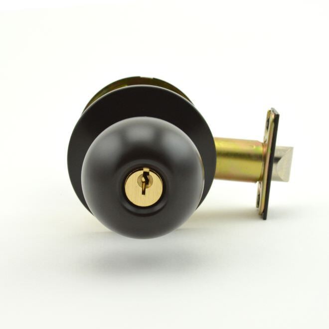 Dexter Commercial C2000STRMB Storeroom Grade 2 Ball Knob Non Clutching Cylindrical Lock