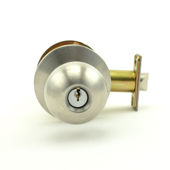 Dexter Commercial C2000STRMB Storeroom Grade 2 Ball Knob Non Clutching Cylindrical Lock