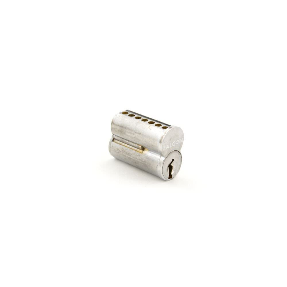 Falcon C646A626 6 Pin A Keyway Uncombinated Small Format Interchangeable Core Satin Chrome Finish.