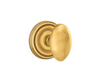 Emtek C8200EUS7 Egg Knob 2-3/8" Backset Privacy with Regular Rose with CF Mechanism for 1-3/8" to 1-3/4" Door French Antique Brass Finish.