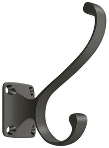 Deltana CAHH35U10B Heavy Duty, Coat and Hat Hook, Oil Rubbed Bronze Finish.