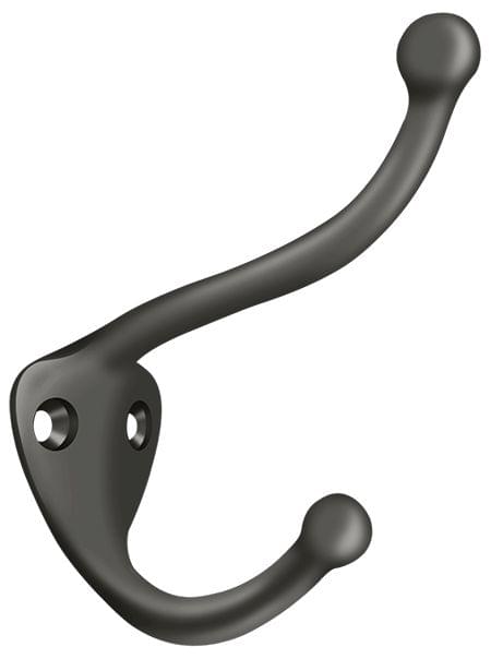 Deltana CAHH3U10B Coat and Hat Hook, Oil Rubbed Bronze Finish.
