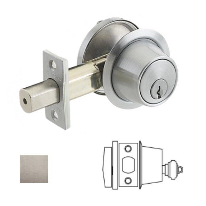 Cal-Royal CB160SC Grade 2 Single Cylinder Deadbolt.