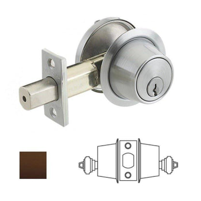Cal-Royal CB162SC Grade 2 Double Cylinder Deadbolt