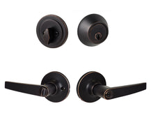 Sure-Loc CD107/DB201 Cedar Keyed Entry Door Lever with Deadbolt