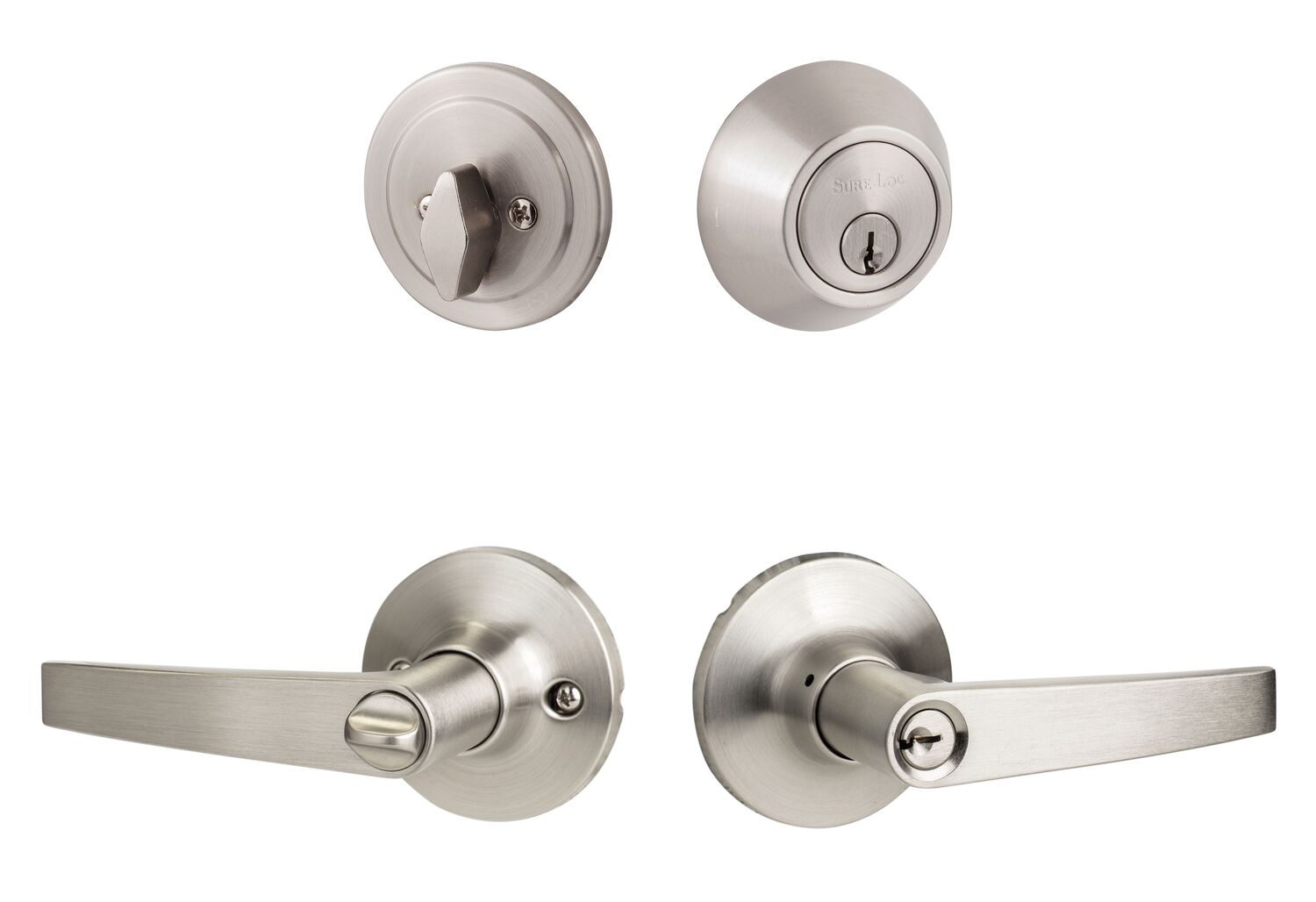 Sure-Loc CD107/DB201 Cedar Keyed Entry Door Lever with Deadbolt