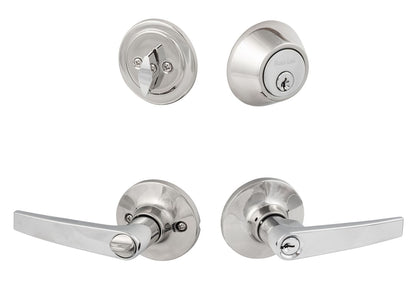 Sure-Loc CD107/DB201 Cedar Keyed Entry Door Lever with Deadbolt