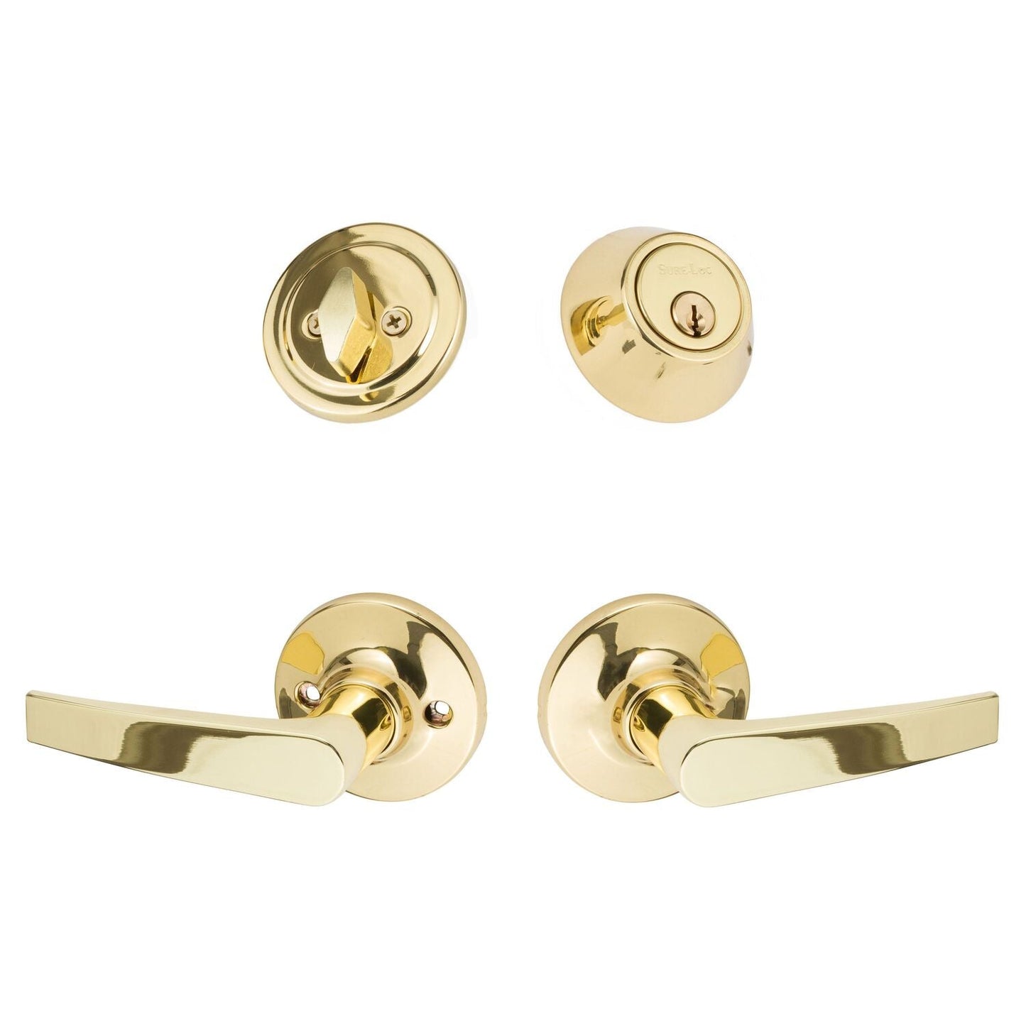 Sure-Loc CD107/DB201 Cedar Keyed Entry Door Lever with Deadbolt