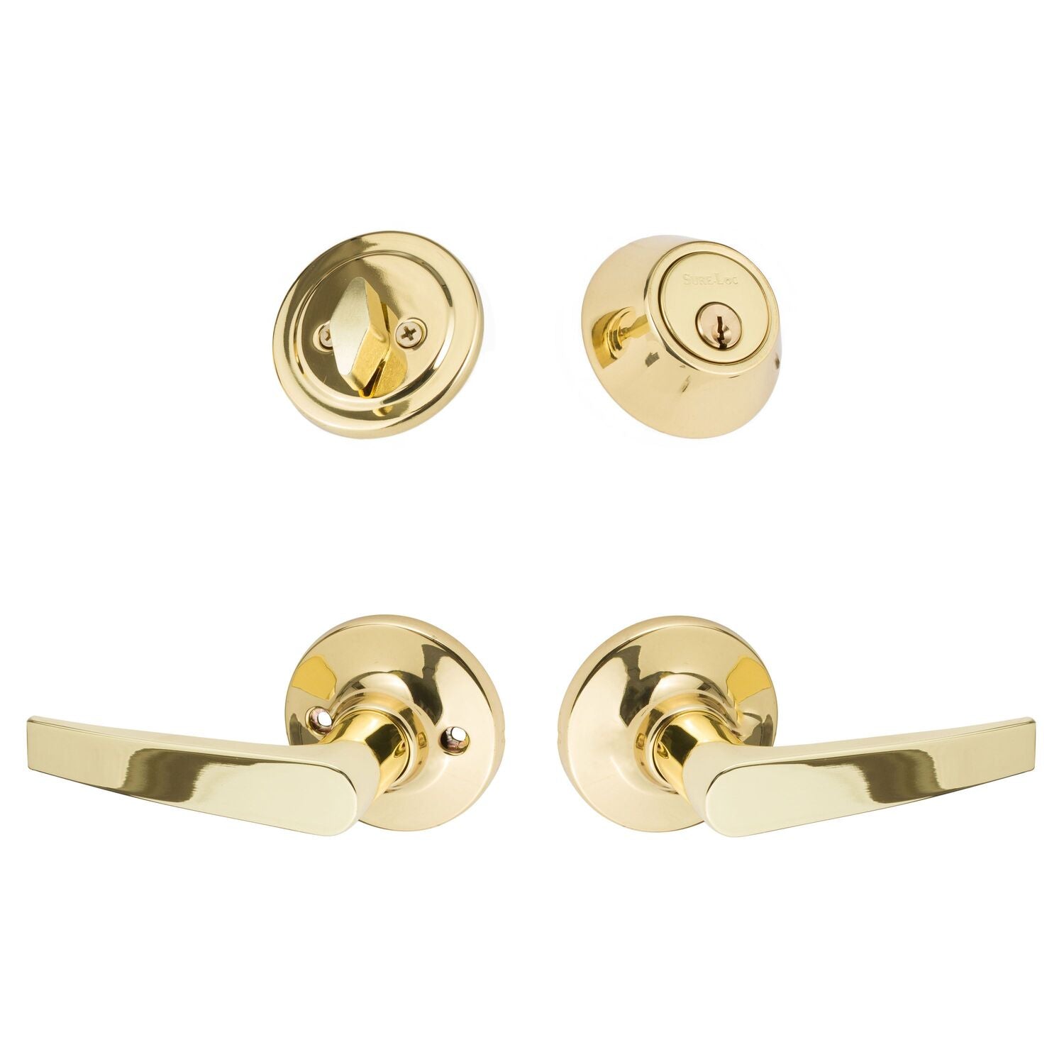 Sure-Loc CD107/DB201 Cedar Keyed Entry Door Lever with Deadbolt